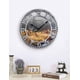 thumbnail image 4 of Reloj de Pared WANGIRO 30 cm Ciervo Plateado Antiguo Silencioso, 4 of 6