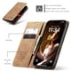 thumbnail image 4 of CaseMe Funda de Cuero para iPhone 16 Pro Max, Funda de Cuero Tipo Billetera con Tarjetero, Cierre Magnético, a Prueba de Golpes, Soporte, Funda Protectora para iPhone 16 Pro Max, Marrón, 4 of 12