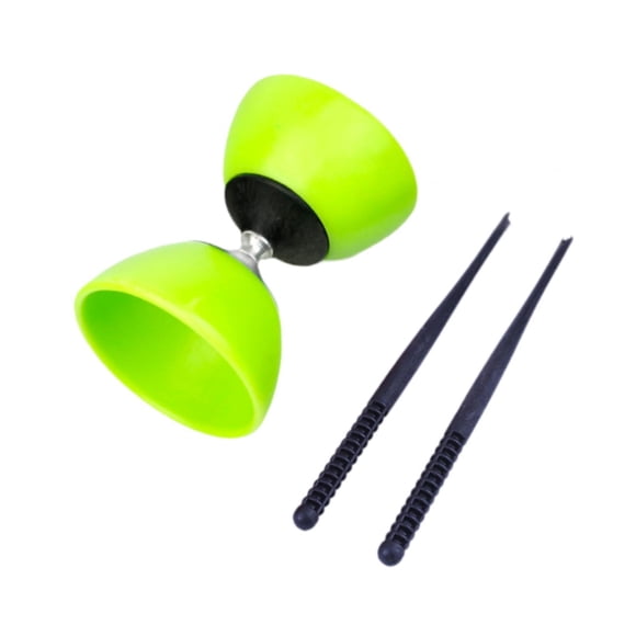 Juego De Yoyo Y Diábolo Chino, Juguete De Malabarismo Portátil Para Adultos, Niños Y Principiantes, Color Verde L