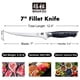 thumbnail image 5 of Cuchillo para filetear SHAN ZU Tortuga Negra Serie Genbu 18 cm, 5 of 7
