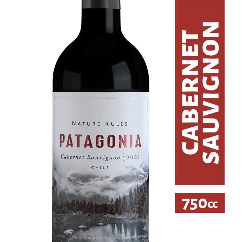 Vino Tinto Cabernet Sauvignon 13.5° Botella 750 ml Patagonia