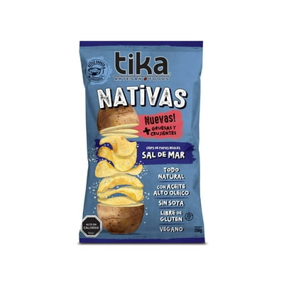 Papas Fritas Nativas Sal De Mar 150 G Tika