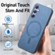 thumbnail image 3 of Magnetic Slim Case for Samsung Galaxy A24 with Camera Guard & Anti-Scratch Back Blue, 3 of 6