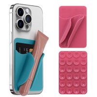 Genérico - Ventosa Tipo Silicona Labial Lip Glaze Funda Teléfono Móvil Soporte Teléfono Móvil Funda Protectora Soft Shell Funda Protectora Teléfono-Rosa
