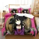 thumbnail image 1 of Mieruko-chan The Girl Who Can See Them Bedding Set Boys Girls Duvet Cover Pillowcase Bed Kids Adult Bed Sheets, 1 of 5