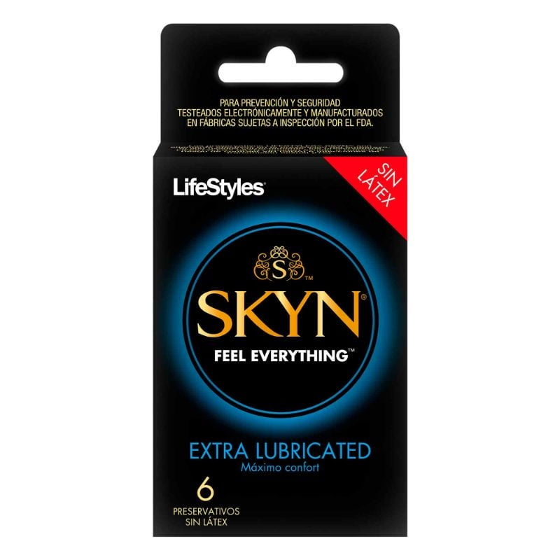 Preservativos Extra Lubricated 6 Un Skyn
