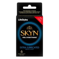 Preservativos Extra Lubricated 6 Un Skyn