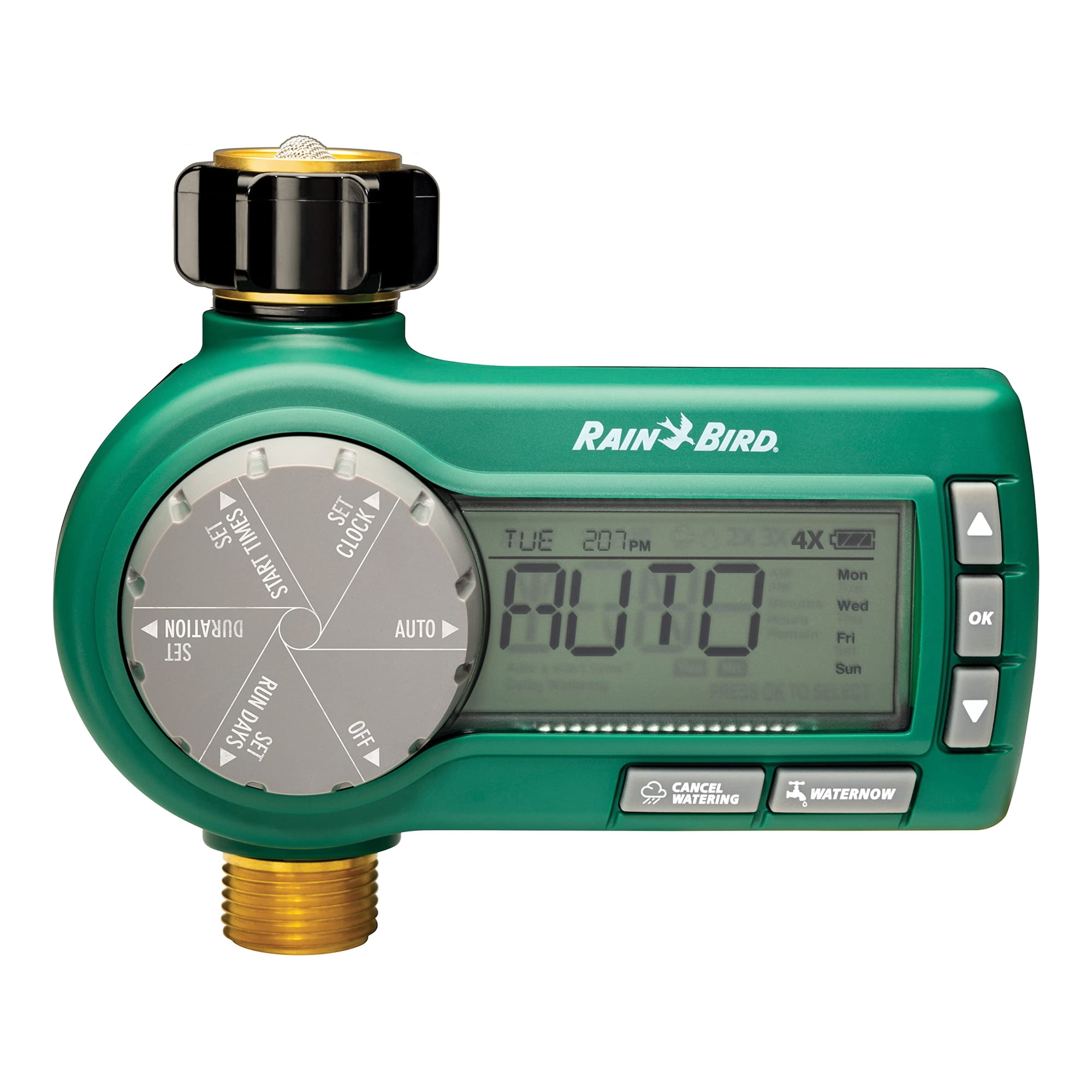 Batería Digital Timer Rain Bird 1zehtmrp Con Extremo De Manguera