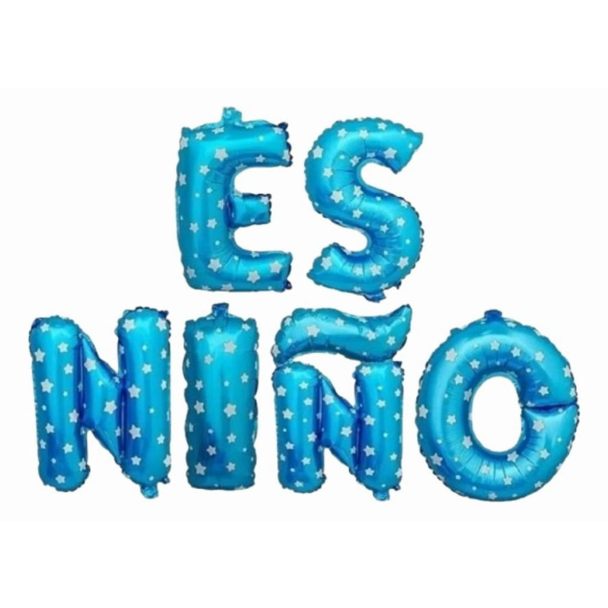 Genérico - Set 8 Globo Metalico Letrero Es Niño Revela Baby Shower Lau