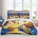 thumbnail image 1 of Belle Bedding Sets Cartoon Duvet Cover Lightweight 3 Piece Bet Sets for Kids Boys Girls, 1 of 5