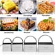 thumbnail image 3 of HULISEN Square Biscuit Cutter Set 4Pc, Cookie Cutters with, 3 of 3