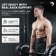 thumbnail image 3 of Cinturón de levantamiento de pesas DMoose Fitness de neopreno ajustable de 6", 3 of 8