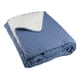 thumbnail image 1 of Quilt Andes Sherpa Liso Azul 2 Plazas, 1 of 3