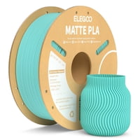 Filamento Para Impresora 3D Elegoo, Mate, Pla, Verde Azulado, 1,75 Mm, 1 Kg