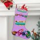 thumbnail image 2 of ¡Vamos, Plátanos! Tema: Calcetines de Navidad, fino lino blanco para colgar en escaleras y chimenea, decoración navideña para el hogar, regalo de Navidad. 45cm × 32cm, 2 of 5