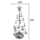 thumbnail image 4 of Árbol Navidad Led 27 Cm Metal Tradicional Con Adornos Navidad 2025, 4 of 6