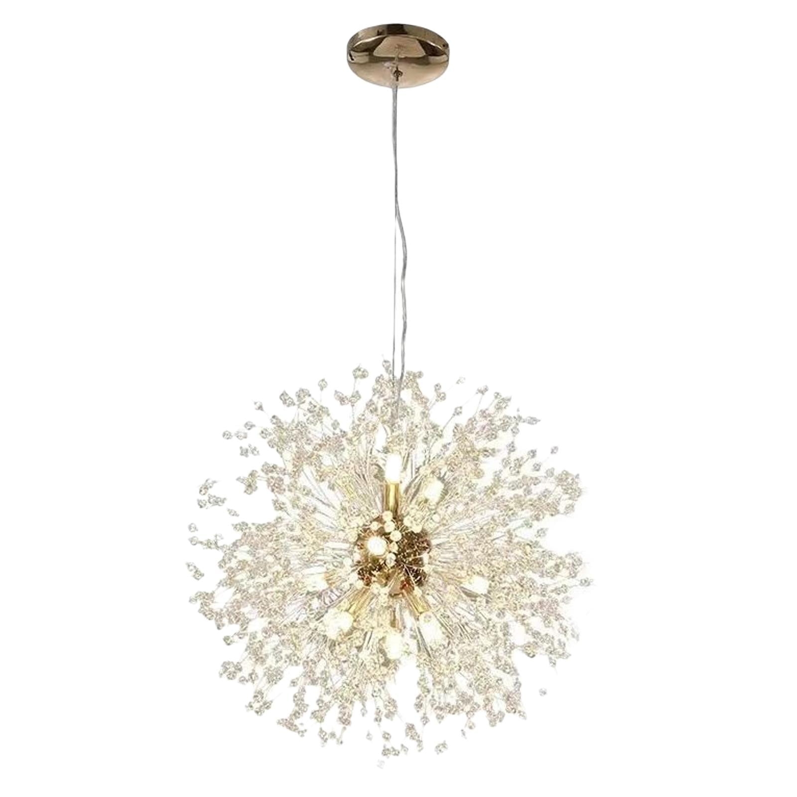 Magideal - Candelabros De Cristal Modernos, Accesorios De Iluminación De Techo, Candelabro De 8 Luces, Luz Colgante Para Dormitorio, Pasillo, Entrada, Cocina , Luz Blanca Bombilla No Incluida