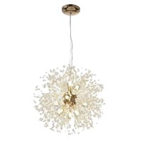 Magideal - Candelabros De Cristal Modernos, Accesorios De Iluminación De Techo, Candelabro De 8 Luces, Luz Colgante Para Dormitorio, Pasillo, Entrada, Cocina , Luz Blanca Bombilla No Incluida