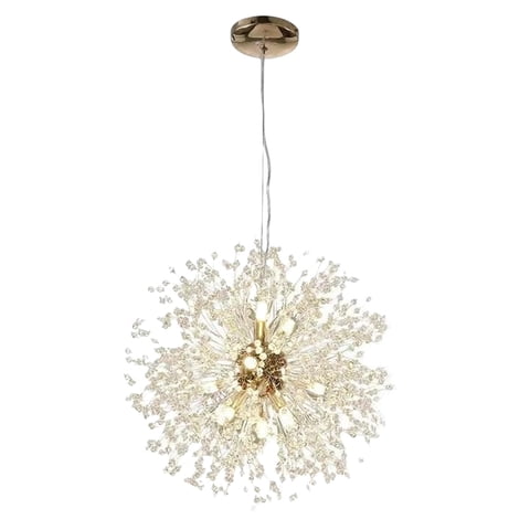 Magideal - Candelabros De Cristal Modernos, Accesorios De Iluminación De Techo, Candelabro De 8 Luces, Luz Colgante Para Dormitorio, Pasillo, Entrada, Cocina , Luz Blanca Bombilla No Incluida