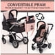 thumbnail image 3 of Coche Muñecas Dolls To Play Convertible 25 Rosado Gris, 3 of 3