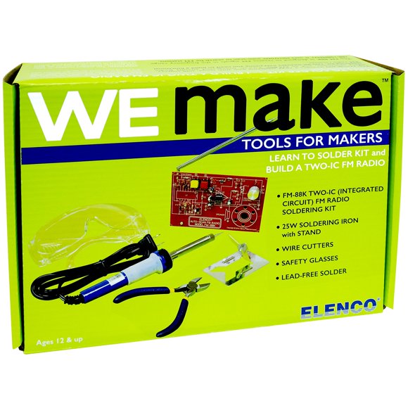 Kit Científico Elenco Radio FM DIY con Herramientas para Soldar