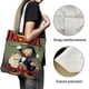 thumbnail image 3 of Count Duckula Bolso de tela con estampado de lienzo para mujer, bolsa de compras reutilizable y estética, con cremallera interior, regalo para mujer,38*45cm., 3 of 6