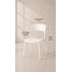 thumbnail image 3 of Pack de 6 Sillas Kentucky de Terraza Exterior o Comedor - Blanca, 3 of 6