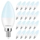 thumbnail image 1 of Bombillas tipo candelabro DEGNJU, paquete de 20, 5,5 W, 5000 K, E12, 120 V, 1 of 9