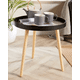 thumbnail image 2 of Mesa de centro lateral redonda Magic - Negro, 2 of 4