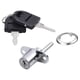 thumbnail image 1 of Cerradura de émbolo de empuje Cerradura de émbolo de aleación de zinc Cerradura de gabinete de cabezal de cilindro portátil Cerradura de cajón Cerradu 16mm Plata, 1 of 5