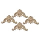 thumbnail image 3 of 4x Apliques De Madera Y Onlays Calcomanías Talladas Para Esquinas Para Espejo Armario 12cmx12cmx0.8cm, 3 of 5