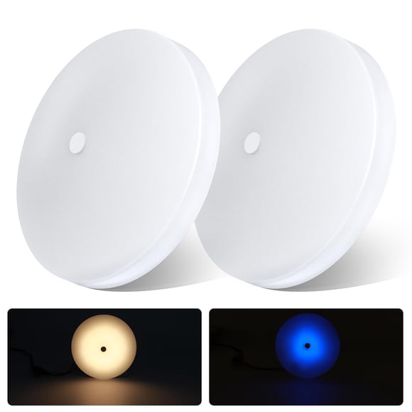 Lámpara de techo tipo cúpula Acegoo RV, 12 V, luz LED tipo disco, 4,5 pulgadas, paquete de 2