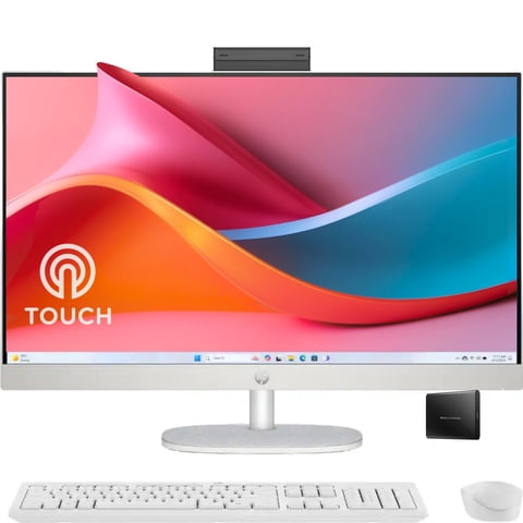 Pc Todo En Uno Hp De 27"" Con Pantalla Táctil, Ryzen 5, 64