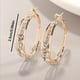 thumbnail image 2 of 1pair Men's Earrings Exquisite Explosive Style Wind Rhinestone Men's And Women's Earrings Large Circle Earrings Ear Jewelry, 2 of 5