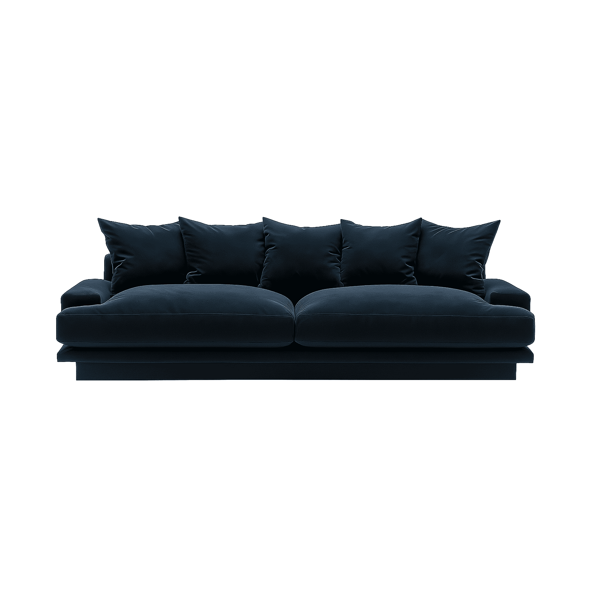 Jamaroff Home Atelier - Sofa Livorno 3c Felpa Grey