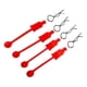 thumbnail image 1 of 4Pcs RC Body Shell Clips Pins Rojo, 1 of 3