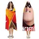 thumbnail image 3 of Los Increíbles Manta Capa Con Capucha Anti Bolitas Manta De Lana Ártica Suave Manta Portátil De Felpa Ligera Y Lujosa Poncho Para Siesta En Casa Y Oficina 100*130cm, 3 of 6