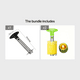 thumbnail image 1 of 1pc Stainless Steel Pineapple Corer And Slicer, Fruit Core Removal Tools, Household Kitchen Gadget, 1 of 5