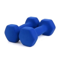 Linea Sport - Par De Mancuernas Hexagonales De Neopreno 3Kg C/U Total 6Kg