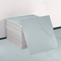 Joytek - Piso Vinílico Autoadhesivo Blanco Ice 1 Unidad De 60X60 Cm - 15 Mm