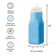 thumbnail image 4 of Botella de agua Omie OmieBox, silicona reutilizable, 250 ml, color azul, 4 of 5