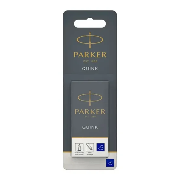 Cartuchos de Tinta Parker para Pluma Estándar 5 Unidades