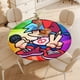 thumbnail image 4 of Friday Night Funkin'-theme Fitted Round Tablecloths Elastic Edged Table Covers Waterproof Table Cloth for Kitchen Holiday Party Tables Decor 150cm, 4 of 6