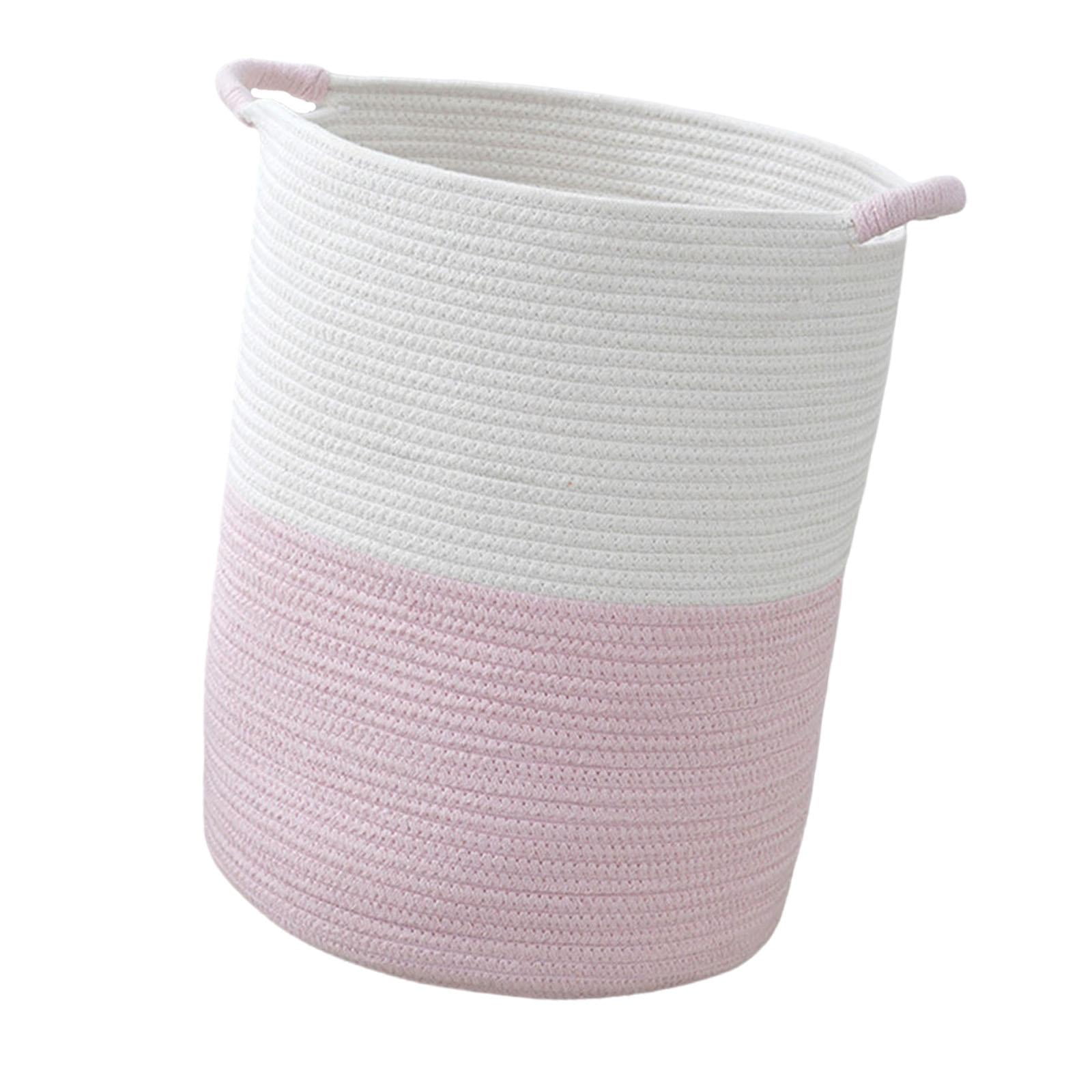 Bothyi - Cesto Para La Colada, Cesta Ligera Para Ropa, Para Organizar Mantas, Sala De Manualidades, Color Rosa