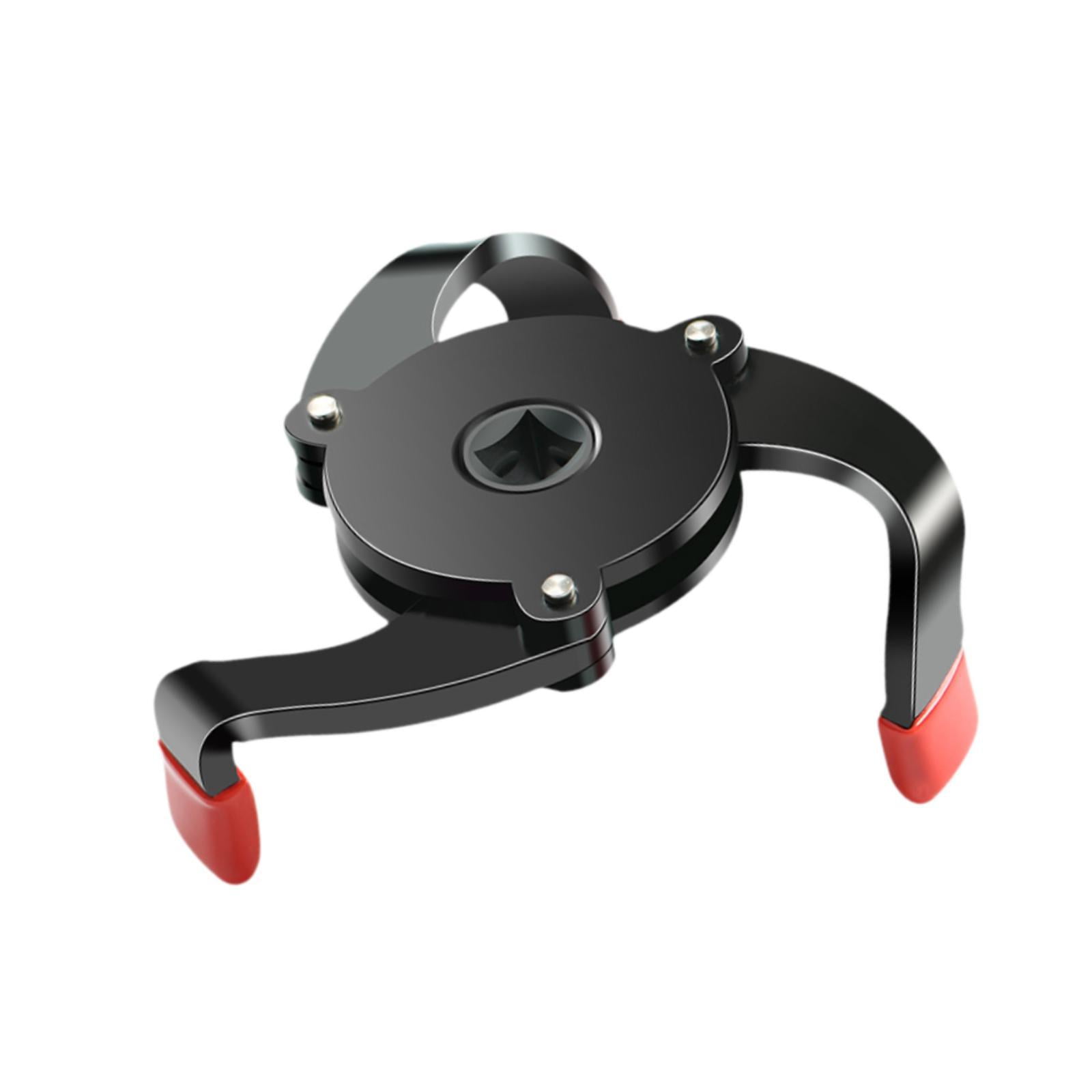 Magideal - Llave Para Filtros De Aceite Herramienta De Extracción De Filtros De Aceite 10 Mm (3/8") Interfaz Estándar Abrazadera Ajustable De 50-80 Mm Acces