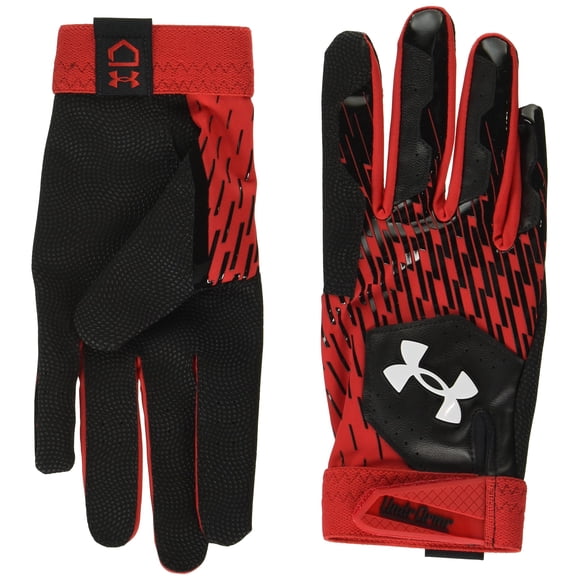 Guantes de béisbol Under Armour Clean Up 001 negro/rojo/blanco
