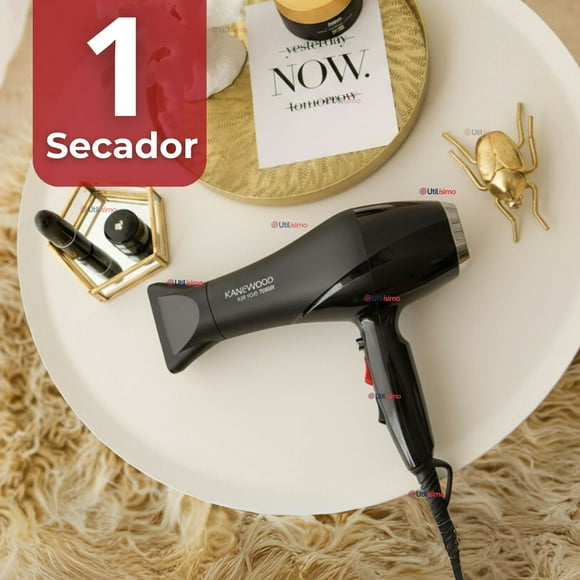 Secador De Pelo Cabello Premium Profesional 7000W Alta Potencia Negro