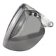 thumbnail image 2 of Escudo de visera a prueba de viento 3 Snap para cascos de motocicleta de cara abierta Visera de casco Escudo de cara Retro Escudo de viento Len Gris oscuro, 2 of 5