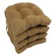 thumbnail image 1 of Cojín para silla Blazing Needles, microgamuza, 40 x 40 cm, camel x 4, 1 of 2