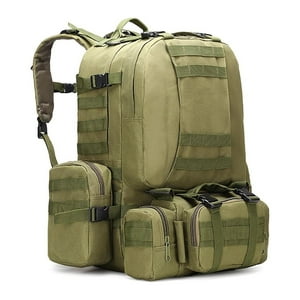 Ekoi - Mochila Deportiva Camping Impermeable 60 Litros Verde Talla Única